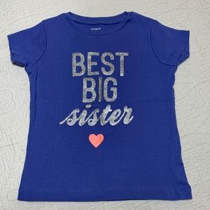 3T (5/$20) Big Sister Tee by Carter’s
